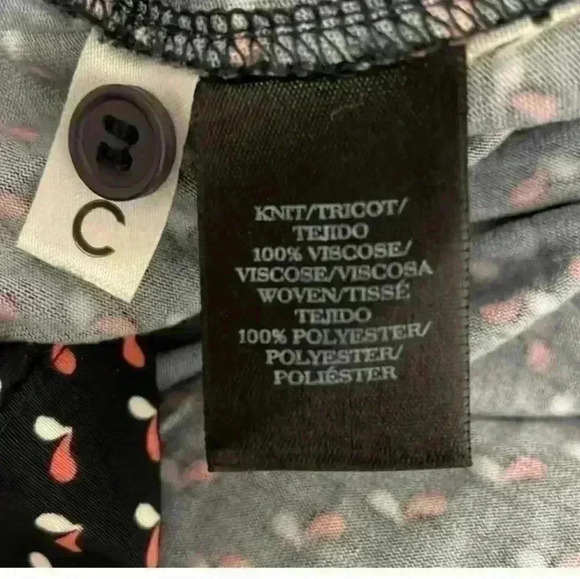 -🌻 Ann Taylor Long Sleeve Mixed Media Top Size small​ - Picture 5 of 6